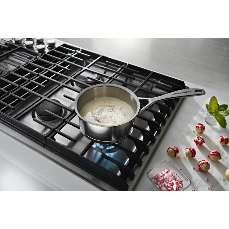 KitchenAid KCGD506GSS 36 in. Gas Downdraft Cooktop in Stainless Steel